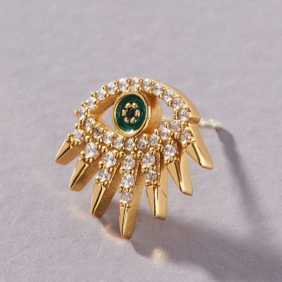 🆕🔮Tali Post and Cuff Earrings Set✨ - Picture 3 of 6